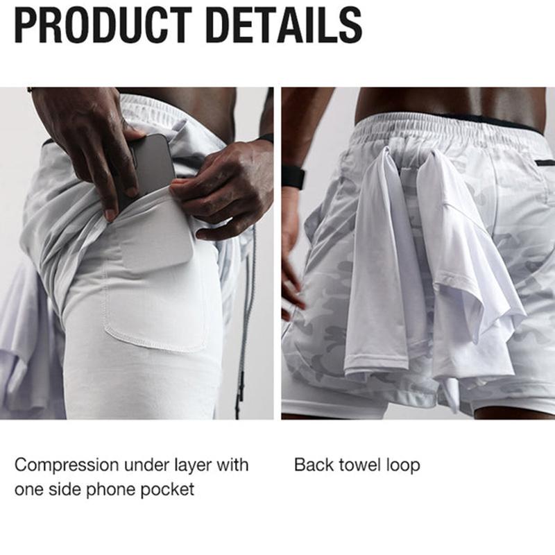 Men's Gym Workout Shorts Anime 2-in-1 Running Printed Shorts Sports Anime Print Short Men's Gym Workout Jogging Shorts Breathable Double Layer Shorts Anime Gym Shorts Men Performance Shorts Men Shorts Graphic Mens Gym Clothes