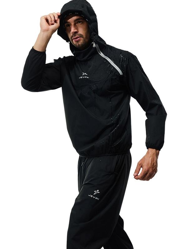 Men's 2-piece sauna jogging set  - Jacket and Pants for Fitness Training