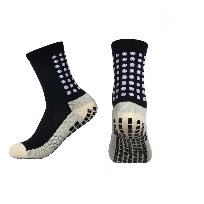 Men's Soccer Socks - Non Skid Anti Slip Socks for Football Basketball Hockey Rugby Sports