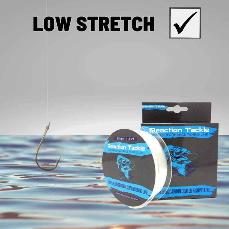 Reaction Tackle Fluorocarbon Coated Fishing Line