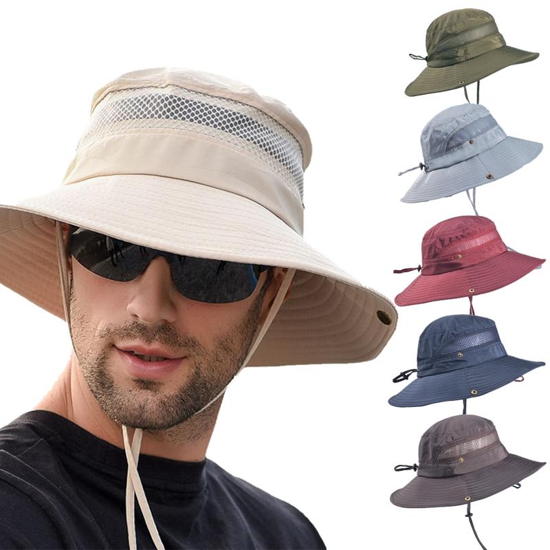 2 Pack Boonie Sun Hat for Men & Women with UV Protection UPF 50+ for Fishing,Hiking,& Gardening