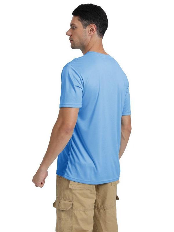 MAGCOMSEN Men's Short Sleeve T-Shirt Quick Dry UPF 50+ Athletic Running Workout Fishing Top Tee Performance Shirts