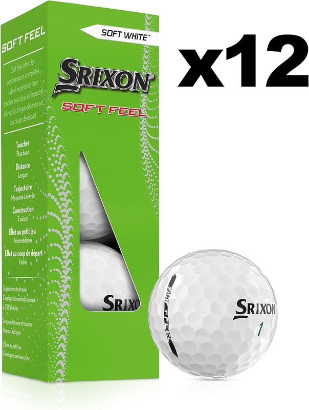 Srixon Soft Feel Series Golf Balls - Pack of 12