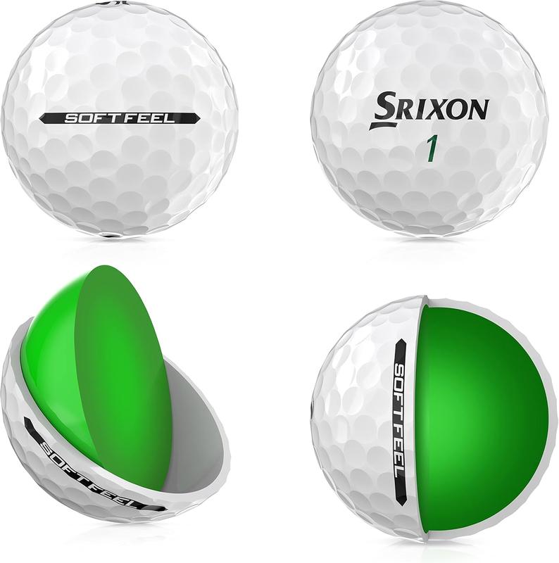 Srixon Soft Feel Series Golf Balls - Pack of 12