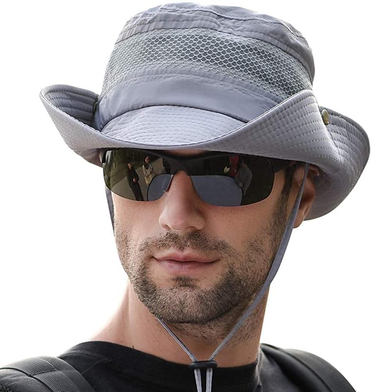 2 Pack Boonie Sun Hat for Men & Women with UV Protection UPF 50+ for Fishing,Hiking,& Gardening