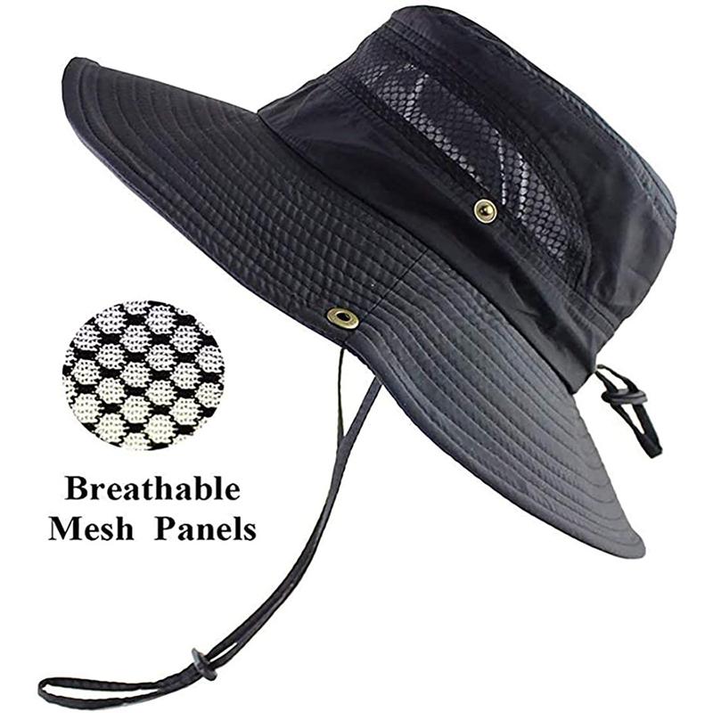 2 Pack Boonie Sun Hat for Men & Women with UV Protection UPF 50+ for Fishing,Hiking,& Gardening