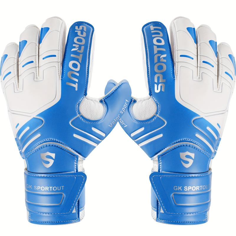 High-Performance Goalkeeper Gloves - Enhanced Grip, Impact Protection - Beginner-Friendly Soccer Gear