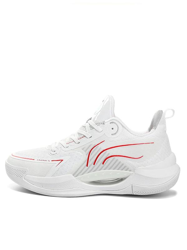 Men's Basketball Shoes, Casual Breathable Comfortable Sports Shoes, Thick Sole Non-slip Wear-resistant Shock-absorbing Basketball Shoes