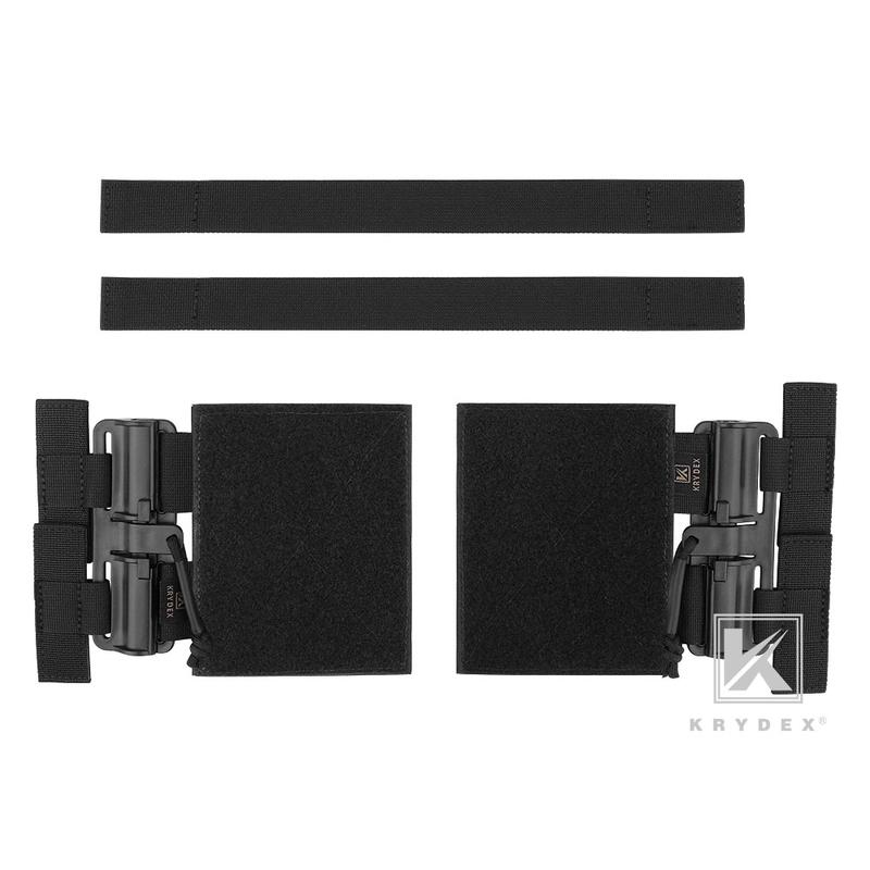 KRYDEX Quick Release Cummerbund Adapter QD Buckle Set for JPC CPC AVS LBT6094 etc 3 Band Molle Cummerbund Plate Carrier Vest 1 Pair