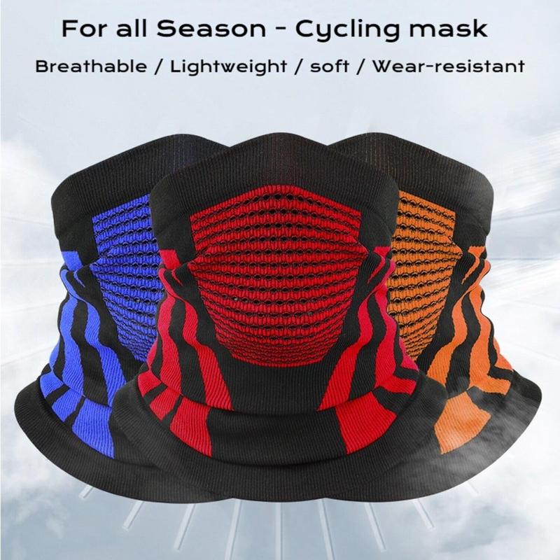 7 Colors Available Winter Thermal Face Bandana Mask Cover Neck Warmer Gaiter Bicycle Cycling Ski Tube Scarf Hiking Breathable Masks For Women & Men