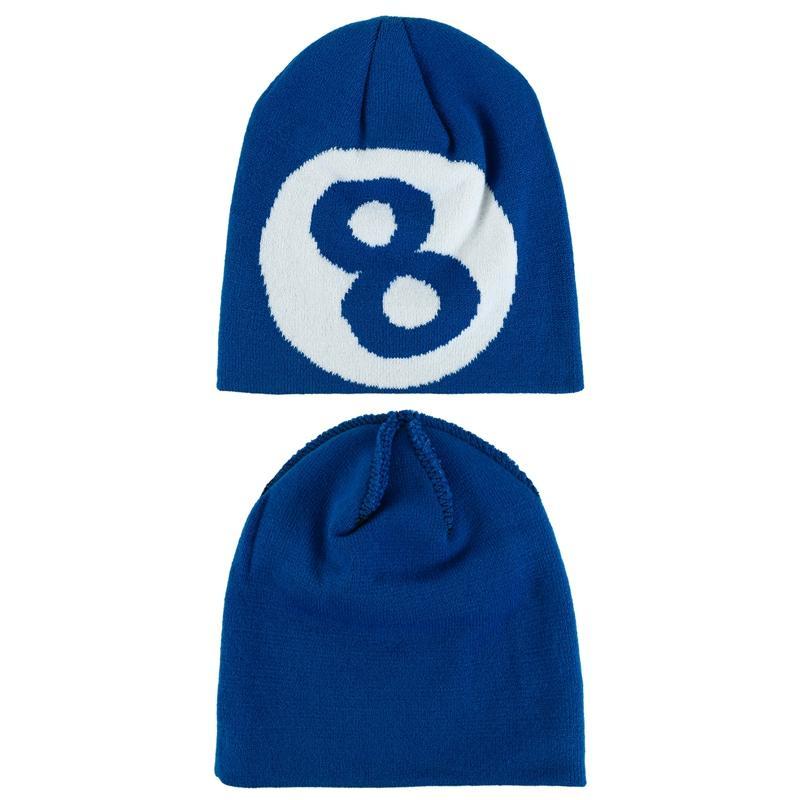 Number 8 Design Beanie Hats for Gifts, Winter Warm Outdoor Sports Hat for Boyfriend Gifts, Fashionable Outdoor Cycling Hats for Men & Women Gifts for Her, Men Gifts, Gym Accessories