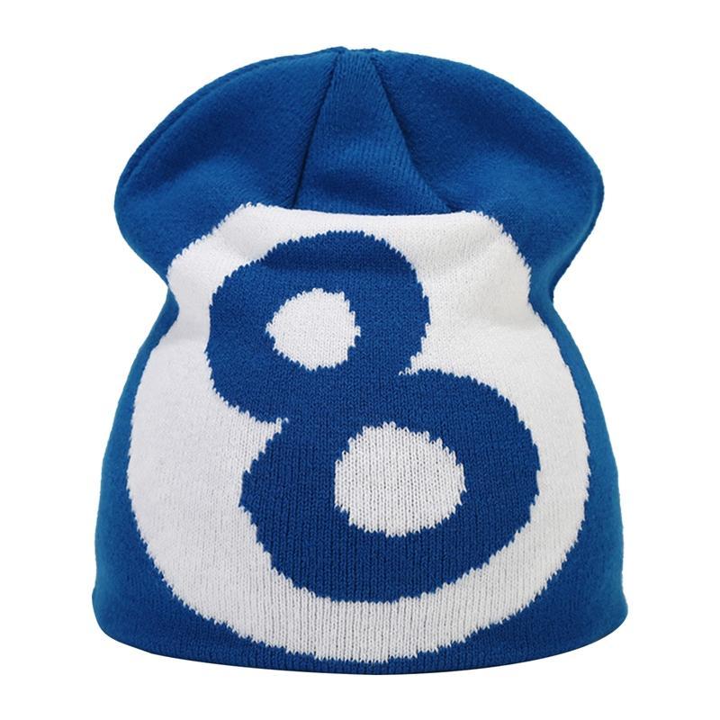 Number 8 Design Beanie Hats for Gifts, Winter Warm Outdoor Sports Hat for Boyfriend Gifts, Fashionable Outdoor Cycling Hats for Men & Women Gifts for Her, Men Gifts, Gym Accessories