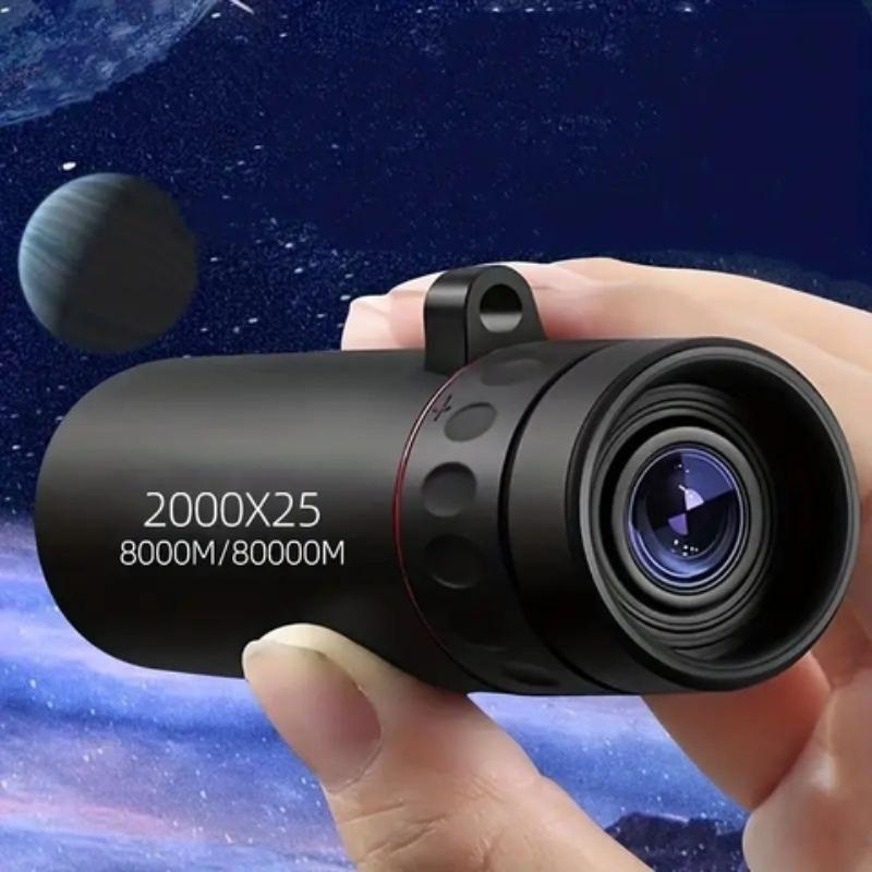 2000x25 HD Monocular, 2 Counts 12x Magnification Monocular, High Power Monocular, Perfect Photo Gift, Outdoor Camping & Hiking Equipment