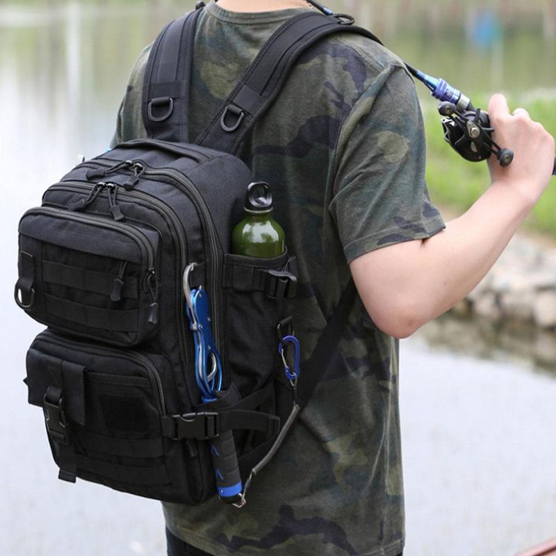 Outdoor Tactical Backpack, Multi-functional Large Capacity Backpack, Sports Backpack for Outdoor Cycling Motorcycle