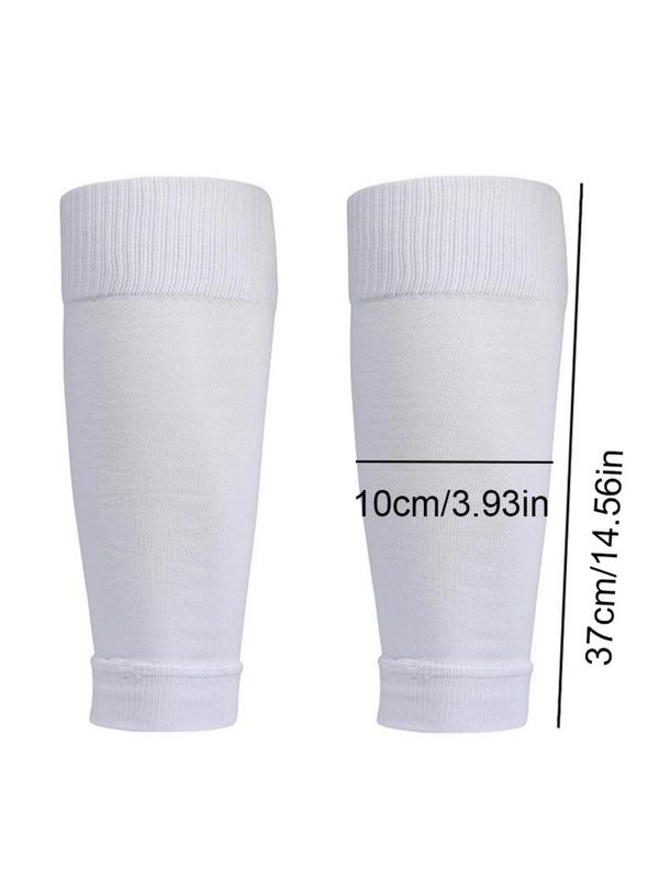 Sporty Unisex's Plain Compression Leg Sleeves, Sports Sweat Absorbing Socks, Sports Protective Gear for Men & Women, Fall Outfits, Fallfreshness