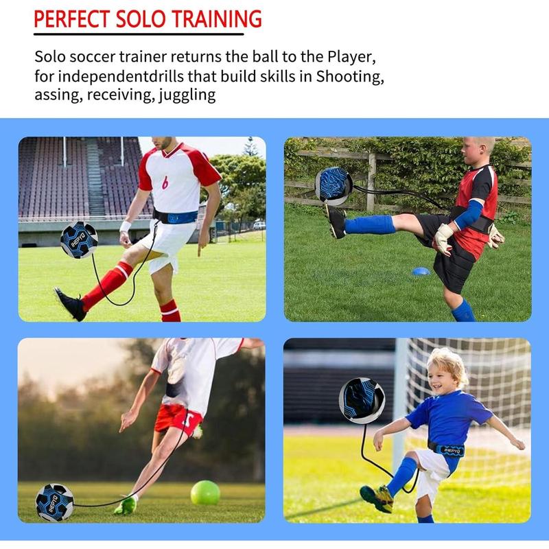 Soccer Agility  Equipment Set, 12 Rung 20Ft Agility Ladder, 12 Disc Cones, 4 Steel Stakes, Solo Soccer Trainer, Jump Rope - Speed  Equipment for Soccer Football Basketball