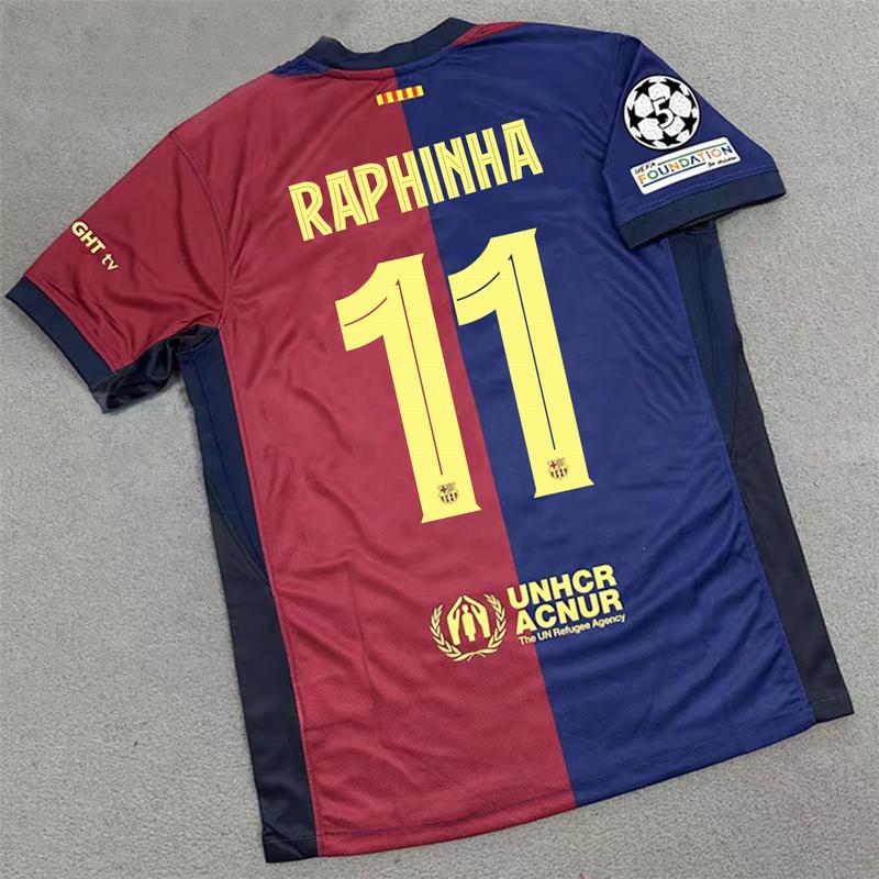 Soccer Jersey   Fan Edition   Loose Fit   Best Quality   Barcelona   Home   No.11 Raphinha