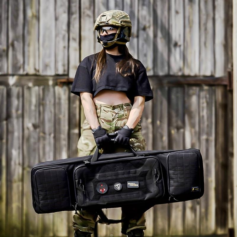 Tactical Soft Rifle Case, with Multi-Functional Storage Function, Durable, Double Carrying, Protective Equipment, Designed for Hunting Adventure,