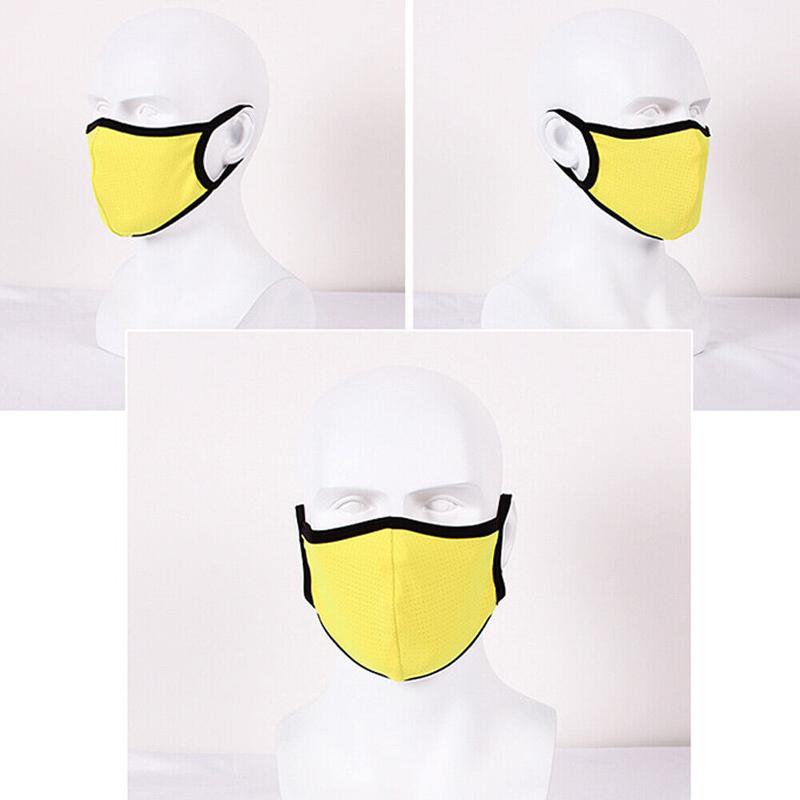 Men Women Soft Face Mask Breathable Reusable Washable Coverings For Cycling Mask