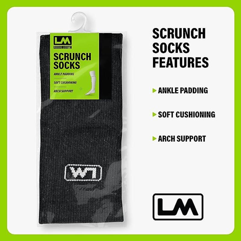 LOUDMOUTH Scrunch Football Socks