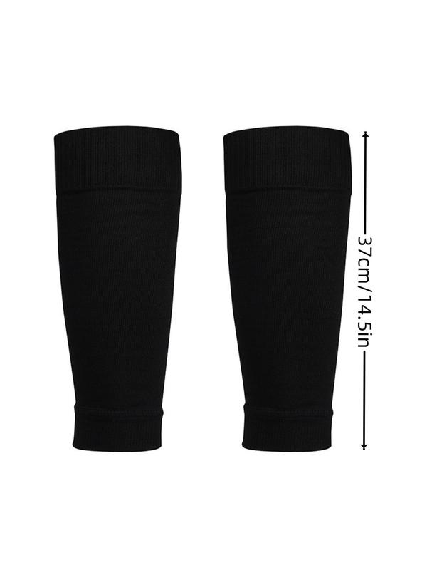 Sporty Unisex's Plain Compression Leg Sleeves, Sports Sweat Absorbing Socks, Sports Protective Gear for Men & Women, Fall Outfits, Fallfreshness