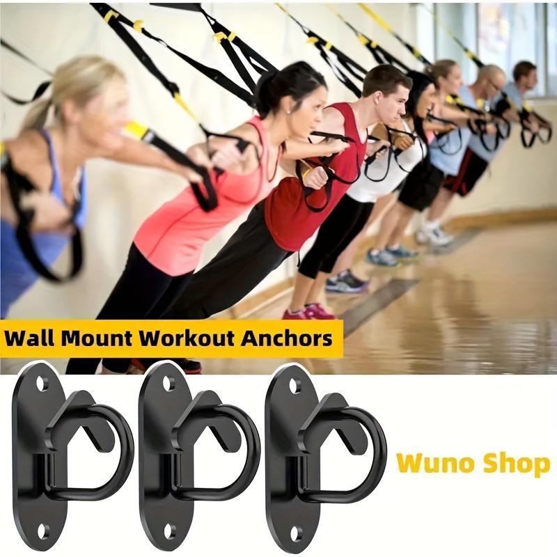 Wall Mounted Resistance Band Anchor, 3 Counts Durable Resistance Band Anchor, Fitness Equipment for Home Gym Workout