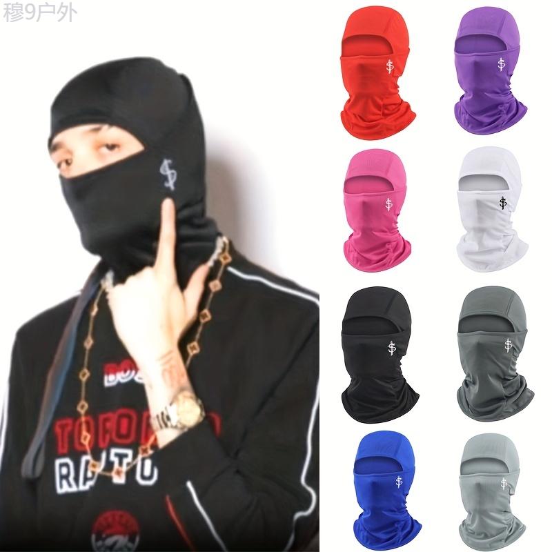 UV Protection Dollar Sign Full Face Balaclava Mask, Ski Masks