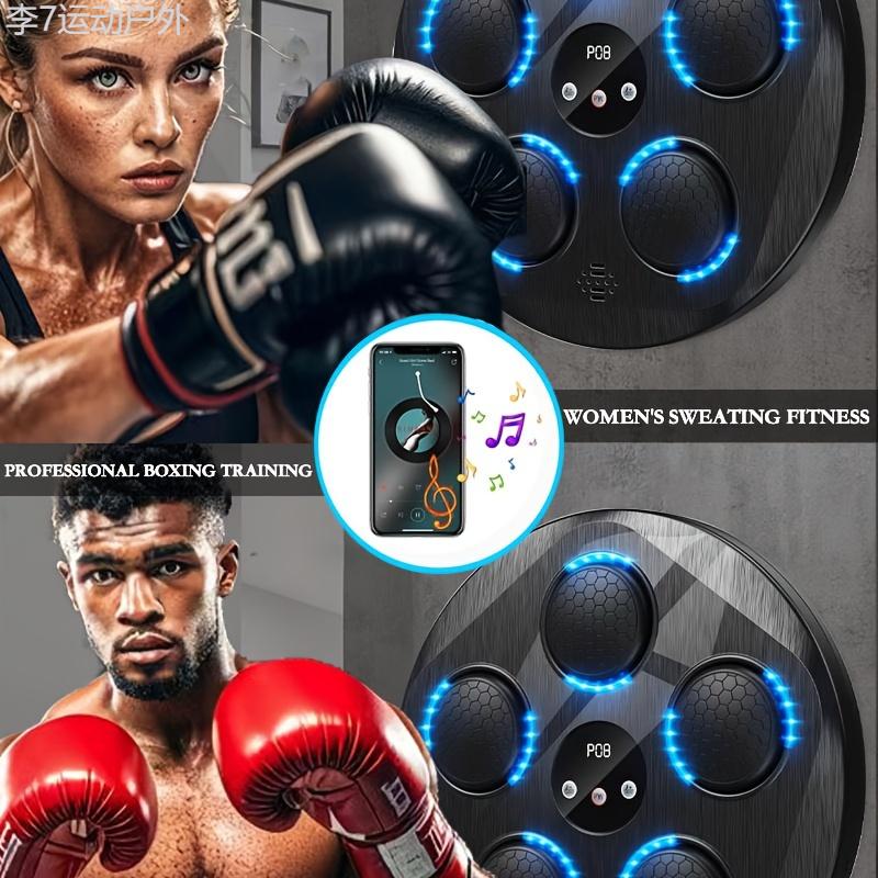 Intelligent Counting Boxing Trainer Machine - Electronic Target with Black Gloves, Agility Training Equipment, Perfect Christmas Gift for Boxing Enthusiasts