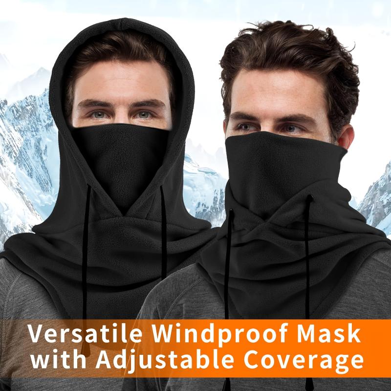 1pc Balaclava Windproof Winter Face Mask Warm Fleece Ski Mask Hat Fleece Winter Face Warmer Neck Warmer For Outdoor Cold Weather Motorcycle Bike Cycling For Women & Men