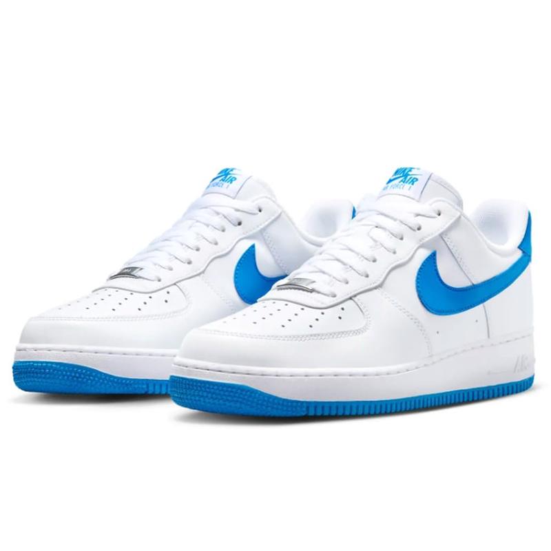 Men's Nike Air Force 1 '07 White Photo Blue-White (FJ4146 103)