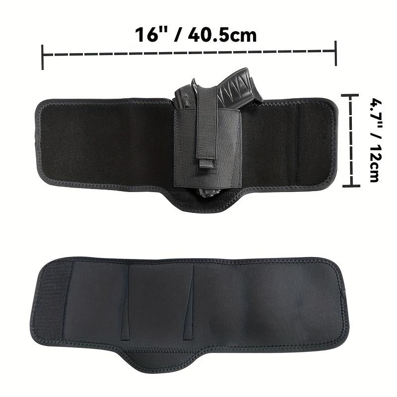 Neoprene Ankle Holster - Concealed Carry, Quick-Draw, Covert, Universal Fit for Men and Women, Rubber Fabric, Left and Right Hand Compatible Non-Slip Sports