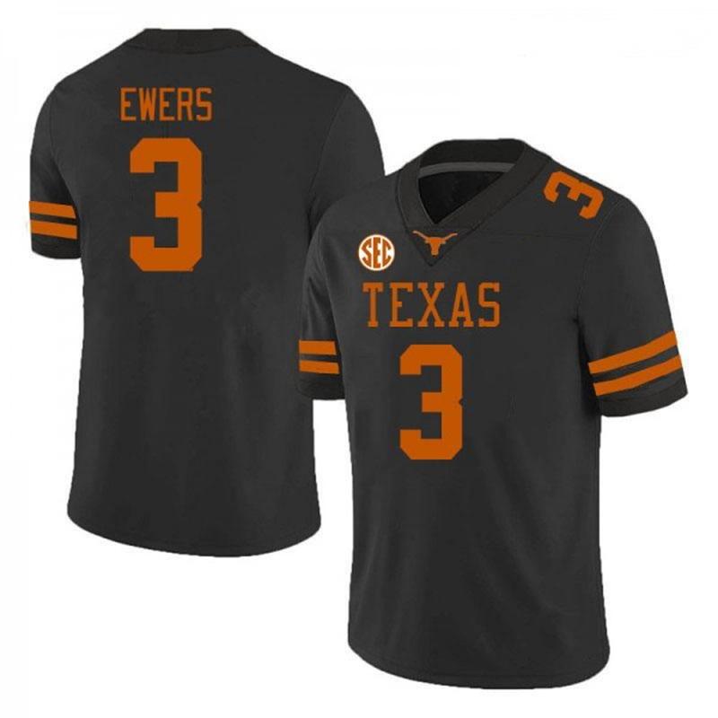 Quinn Ewers Texas Longhorns Replica Official Jersey - Texas Orange, Sport Jersey Shirt Trendy, Men Football NCAA Jersey Shirt, Gift For Fan