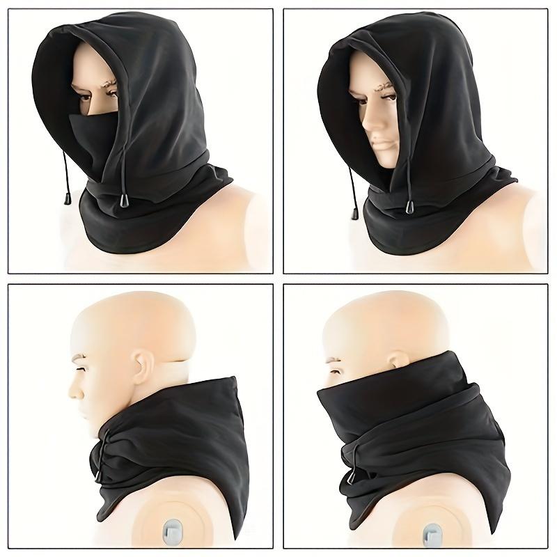 1pc Balaclava Windproof Winter Face Mask Warm Fleece Ski Mask Hat Fleece Winter Face Warmer Neck Warmer For Outdoor Cold Weather Motorcycle Bike Cycling For Women & Men