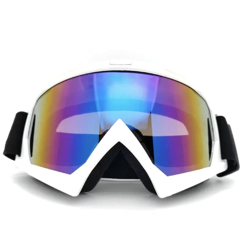 1 Pair Cycling Windproof Glasses, Motorcycle & Skiing Goggles, Uv Protection Mountaineering Riding Goggles For Men And Women