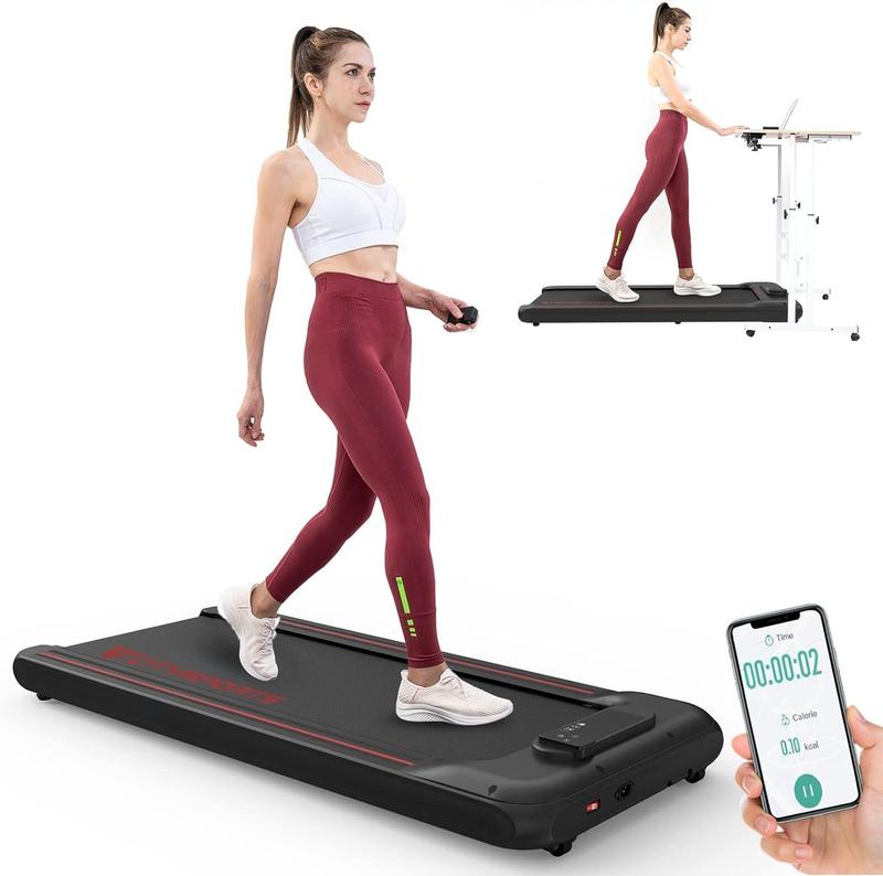 Under Desk Treadmill Portable Walking Pad, Adjustable Speed with APP