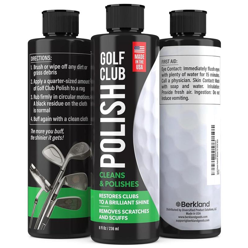 Berkland Golf Club Polish - Instant Golf Club Cleaner and Golf Club Scratch Remover