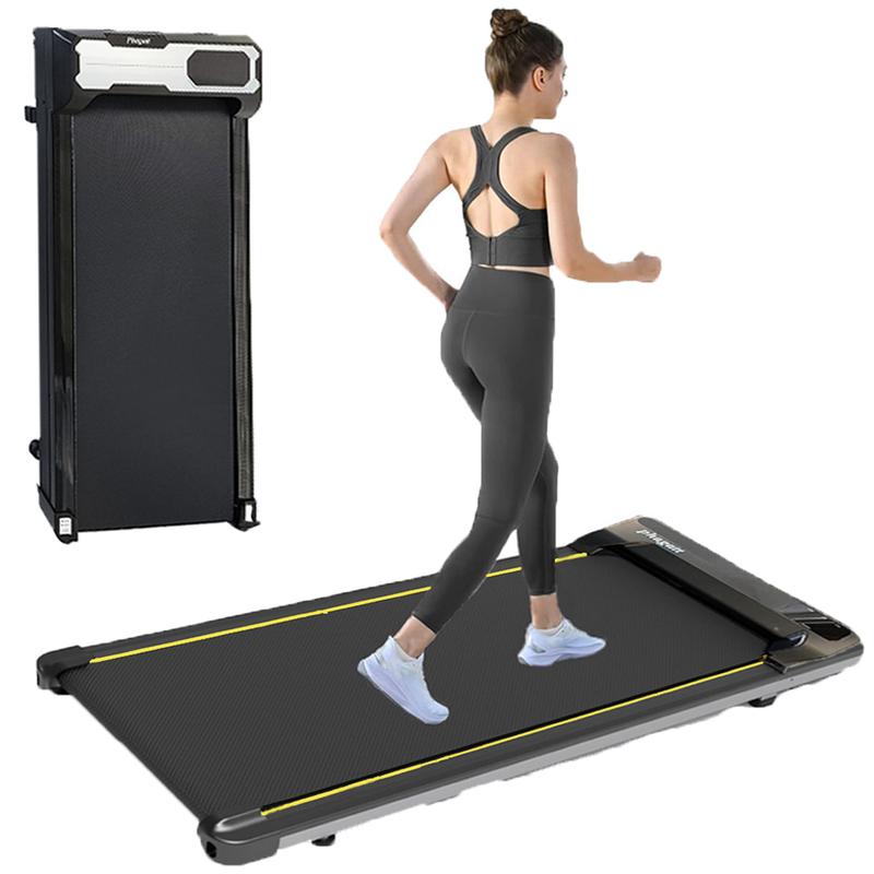 Walking mat, home office desktop treadmill, 320 lb capacity, remote control and LED display for at-home exercise