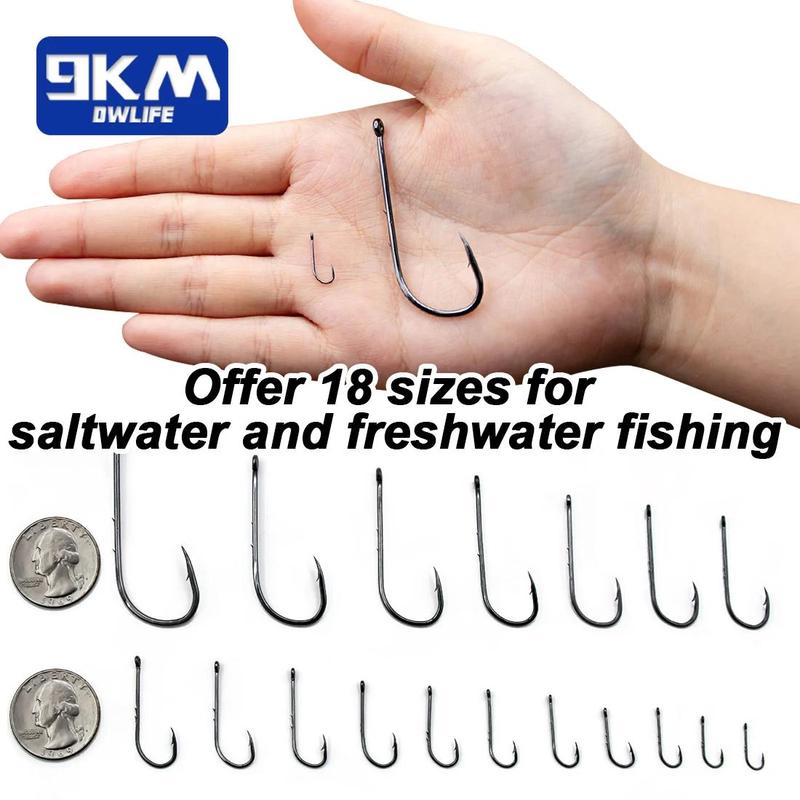 Baitholder Fishing Hooks, 50pcs set Sea Barbed Fishing Lures Shank Beak Live Bait Holder, Carp Fishing Jig Worm Hooks Accessories Tackle