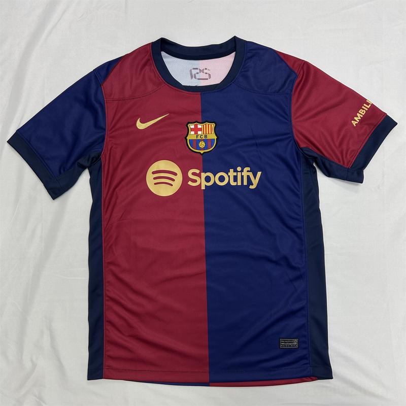 NIKE 24 25 FC Barcelona Soccer Jersey Away Short Sleeve Black Jersey