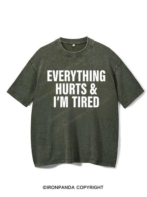 everything hurts and I'm tired Gym Shirt, Gym T-Shirt, Fitness T-Shirt, Gift For Gymer