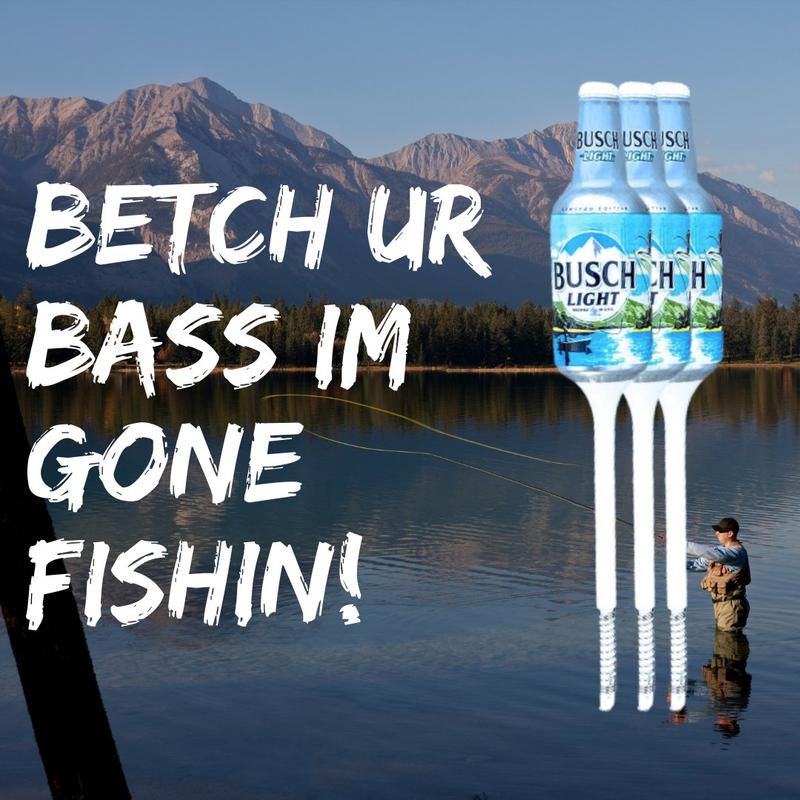 Busch Light Fishing Bobbers - Limited Edition 3 Pack bass fishing fishing rod Fishing Rod freshwater bait fishing stuff