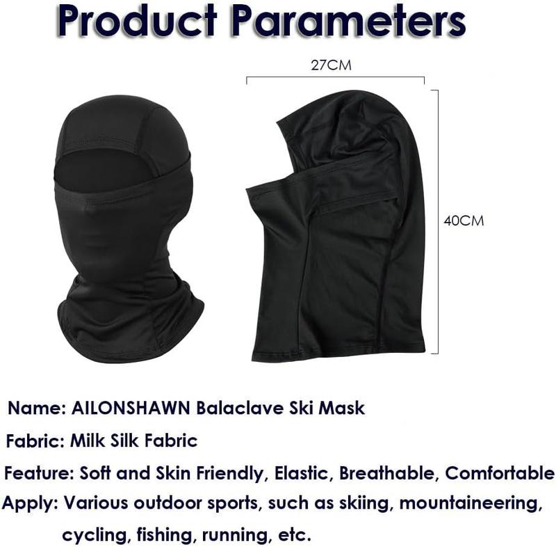 Ski Mask for Men 2 Pack Balaclava  Mask Women Summer Shiesty Mask   Mask Full  Mask Sun Protection