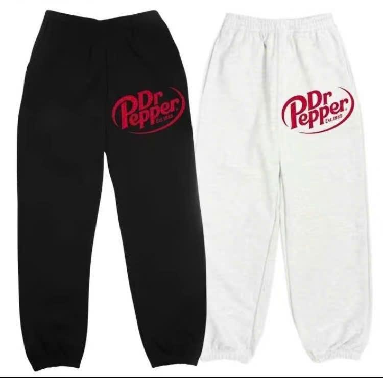 Dr Pepper Sweatpants, Pepper Love Sweatpants, Pepper Fans Joggers, Cool Sweatpants Loungewear, Streetwear, Gift For Her Gift For Him, Cute Sweatpants, Unisex Pants, Men's, Women's, Trendy and Causual