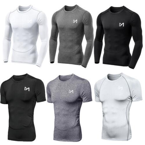 MEETWEE Men's functional shirt long sleeve short sleeve T shirts compression muscle shirt running shirt