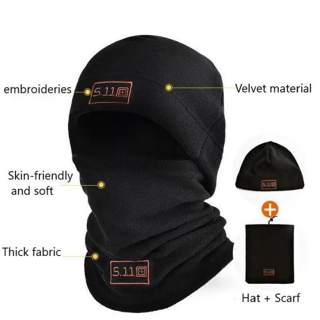 Windproof Hat Windproof Face Mask Polar Fleece Fashion Balaclava Hood Face Mask For Cycling Skiing, And Training Stay Warm And Protected Party Hat