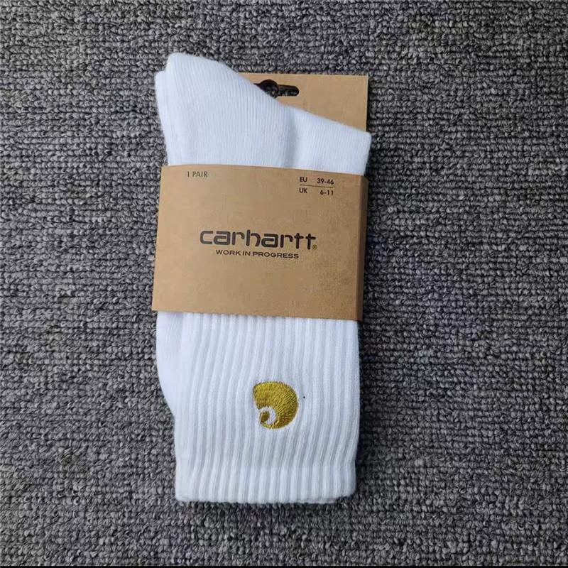 Unisex Towel Bottom Embroidered Simple Sports Socks