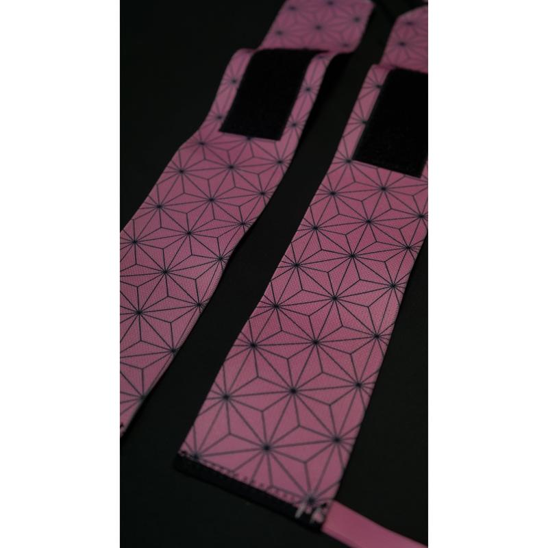 Pink Pattern Wrist Wraps