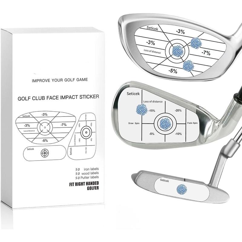 Golf Impact Tape Labels Self-Teaching Sweet Spot and Consistency Analysis  Improve Golf Swing Accuracy and Distance Choose Between 150 Pc and 300 Pc