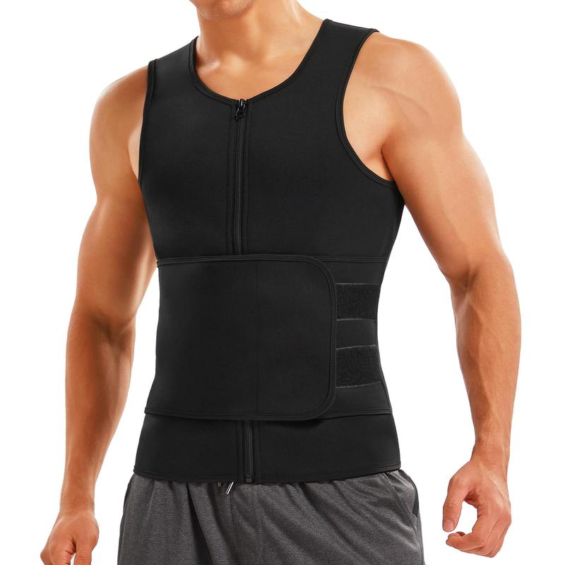 Nebility Men's Composite air coating vest-style sports sweat-wicking auxiliary fitness top