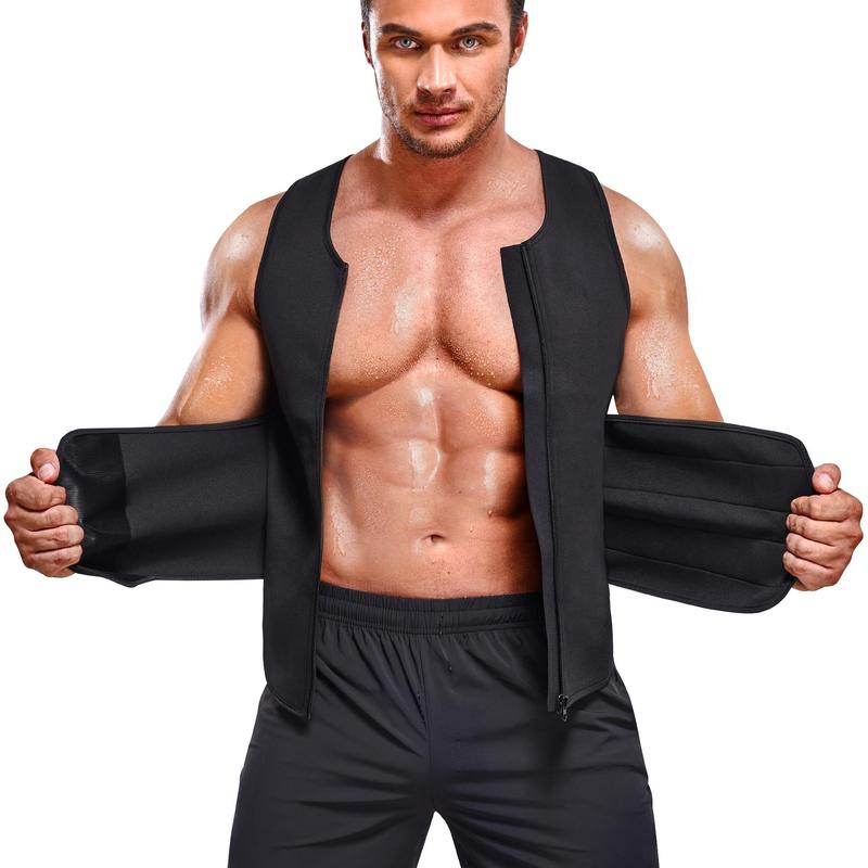 Nebility Men's Composite air coating vest-style sports sweat-wicking auxiliary fitness top